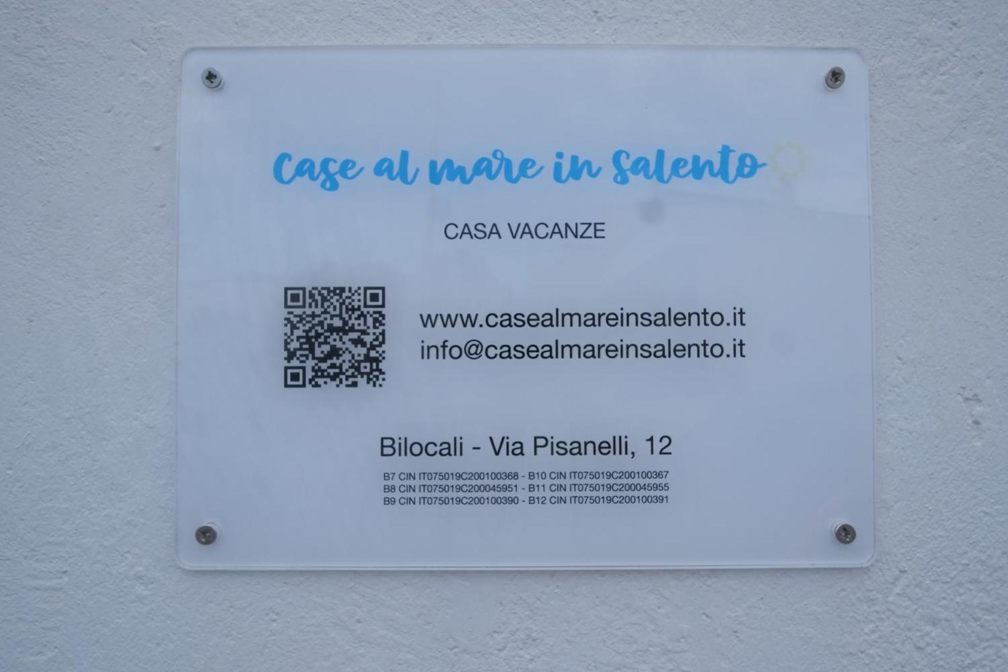 Case Al Mare In Salento - Bilocale B9 Santa Maria di Leuca Buitenkant foto